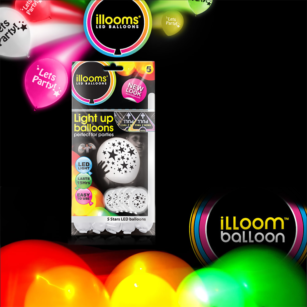 Star Illoom Balloons 5 Pack-